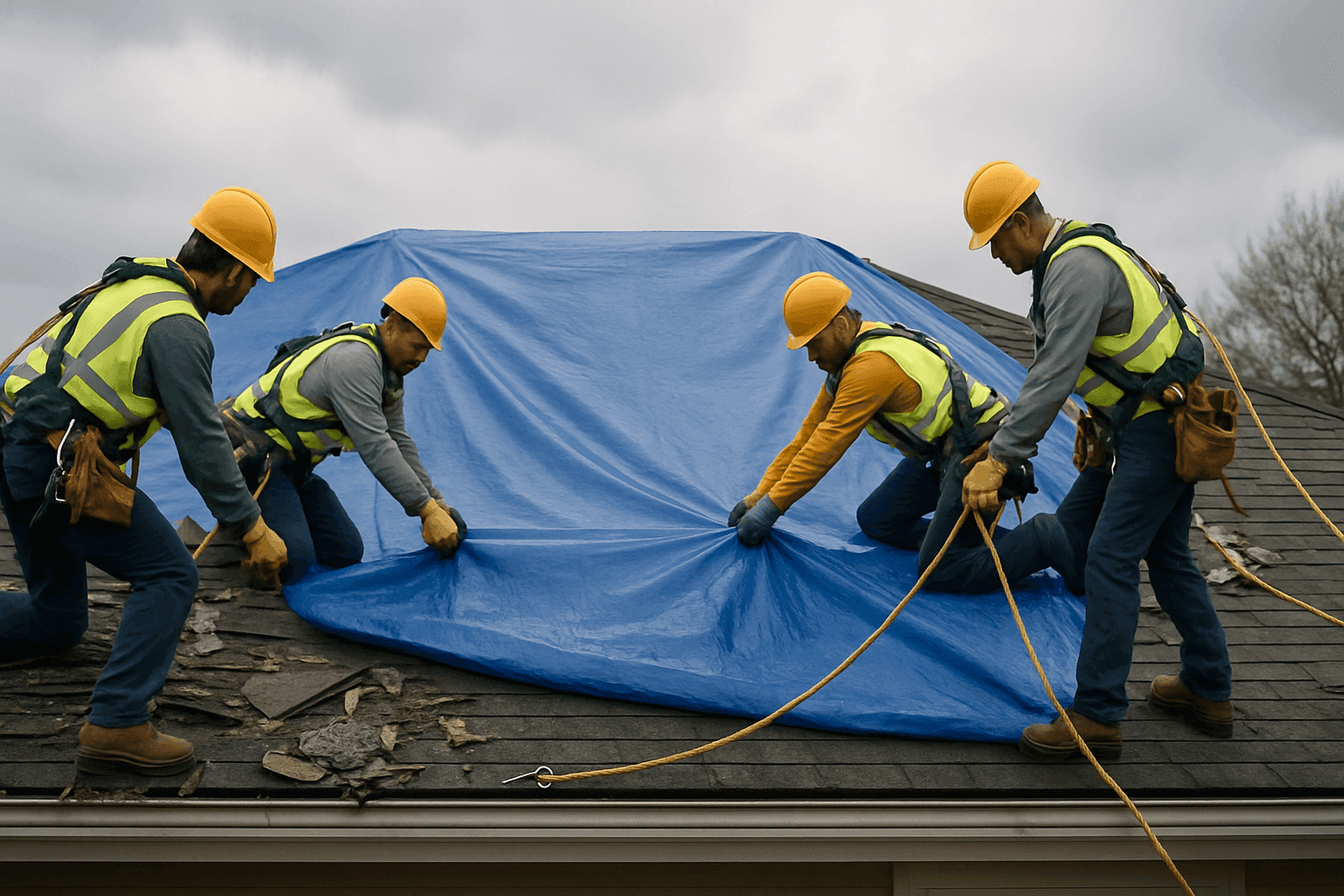 Reparación de Tejados por Daños de Tormenta: Qué Hacer Después de un Clima Severo